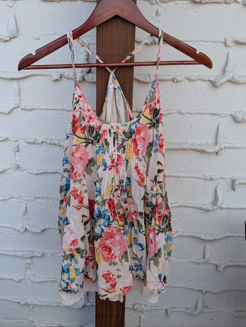 { Anthropologie } Floral Babydoll Cami Tank